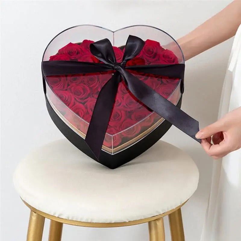 Leon Heart Shaped Gift Packaging Box, Flower Box