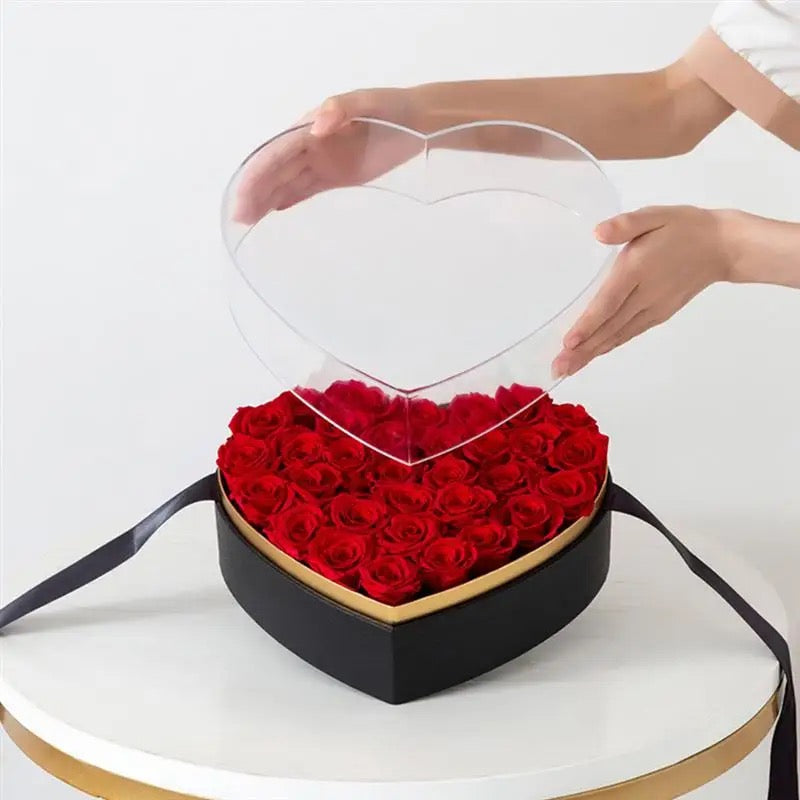 Leon Heart Shaped Gift Packaging Box, Flower Box