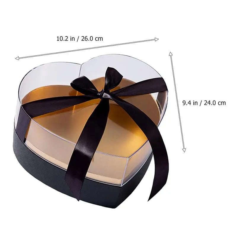 Leon Heart Shaped Gift Packaging Box, Flower Box